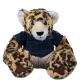 Sitting Leopard Soft Plush Stuffed Animals Adorable Design Machine Washable