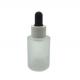 Frosted White Essential Oil Dropper Bottles Nontoxic K1004 15ml 30ml