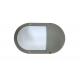 PF 0.9 CRI 80 Corner Bulkhead Outdoor Wall Light For Bathroom Milky PC Cover
