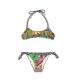 Girls Bikini With Bra Top, Geometric Print - Beijinho Zion