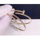 C nail Earrings 18k gold  white gold yellow gold rose gold bracelet  Jewelry factory in Shenzhen, China
