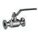 High quality stainless steel Sanitary All through ball valve Hot sale !!!