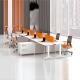Orange Office Furniture Desk Modular Office Partition Table Office Table And Chair