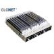 Durable QSFP28 Cage 3 Ports Heat Sink Light Pipes Mated With 100G Optical Transceiver