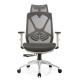 2D Adjustable Headrest Ergonomic Folding Office Chair Relieve Lumbar Pressure For Executive Meeting Boss