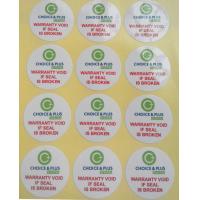 Custom Round Label Stickers – White PET plastic Circle Logo Sticker Printing & Kids Name Labels