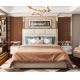 Luxury Leather King Size European Style Modern Bed