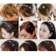 Korean fashion diamond stars love bow pearl bridal headdress hair bands