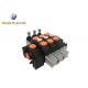 DCV200 Manual Directional Control Valve With 3 Spools BSPP Ports 3 Positions Double Acting