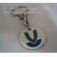 Shopping cart trolley coin key chain, zinc alloy supermarket trolley coins, China factory,