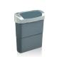Floor Standing Kitchen Trash Can Touchless , 25L Automatic Sanitary Bin