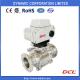 Super Small Torque 24VDC DN65 2 Piece Sanitary Ball Valve