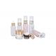 High Quality 100ml 120ml PET Dropper Serum Bottle 15g 50g Acrylic Face Cream Jar Cosmetic Skincare Packaging Set