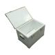 G.W 8.5kg Geometric Pattern Aluminum Alloy Car Camping Kitchen Box Storage Insulation