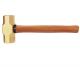 Explosion proof octagonal hammer with wood handle safety toolsTKNo.191G