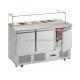 Countertop Refrigerated Sandwich Salad Prep Table Pizza Refrigeration Table Fridge Pizza