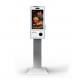 Cateen Food Pos Check Out Kiosk Touch Screen Self Service Ordering Kiosk With Stand