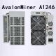 AvalonMiner A1246 90TH LTC Miner Machine 38J/TH Mining Cryptocurrency Machine