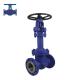 High Temperature and Normal Temperature Bellows Flanged Globe Valve with Manual Actuation