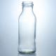 Clear Glass Beverage Bottle Popular 100ml260ml 500ml 1000ml Round Bottle with Screw Cap