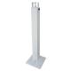 Pedal Activated Metal Floor Standing Hand Sanitiser Disinfection Station