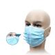 Custom 2 Ply Face Mask Nonwoven Surgical Disposable Face Mask Blue And White