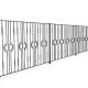 Privacy Wrought Iron Fence For Boundary Wall Railing Railings