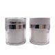 Acrylic Airless Pump Cream Jar , Cosmetic Container Jar 50ml 50g For Lotion Packaging