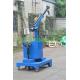 Safety Movable Industry Floor Telescopic Boom Crane , 1 Year Warranty