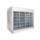 7500L R404 Commercial Display Freezer Multi Glass Door Walk In Cold Storage Display Chiller
