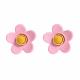 OEM ODM Flower Enamel Earrings 5g/Pair Colorful For Women
