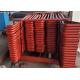 Red ASTM A106 Gr B Pipe Round High Pressure Boiler Steel Tube ST44