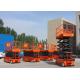 One Man Mobile Hydraulic Scissor Lift Table Manual Proportional Control