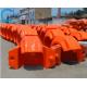 Marine Pontons Pipe Floats Buoys Orange Dredging Pipeline Supporting 4-6 Inch