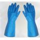 Waterproof Blue Nitrile Glove Xl 18Mil Chemical Resistant Gloves Nitrile