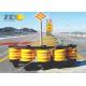 Traffic Plastic Pliable Barrier Spiral Staircase Rotating Anticollision Highway Guardrail