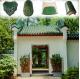No Peeling Green Traditional Chinese Glazed Roof Tiles 1900N For Garden Temple