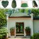 No Peeling Green Traditional Chinese Glazed Roof Tiles 1900N For Garden Temple