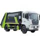 Medium Rubbish Collector Truck 210 HP 14 Cbm Load Capacity 7500KG