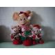 Cute Design Smart Body Christmas Cartoon Mouse Family Series Custom Plush Toys