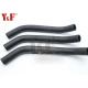 Black Wear Resistant Rubber Hose Reinforced Synthetic Rubber Inner Layer