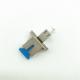 Optical Fiber SC To LC Adapters Ceramic Ferrule Blue Color Standard Square Joint