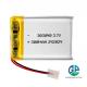 Rechargeable KC Power Tool Battery  3.7v 320mah 303040 For Robotic Sweeper Rechargeable Li Ion Cell Lipo Battery