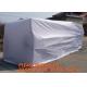 PE Woven Tarpaulin Container Liner Bag, container cover, drawsting Jumbo bags, open top dry bulk dumpster