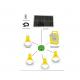 Mini Portable Solar Power System Generator 30W With Phone Charger 4 LED Bulbs
