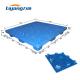 HDPE Reversible Rackable Plastic Pallets One Piece Injection Molding