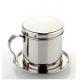 double wall stainless steel coffee/tea set cups with saucer,spoons, zepter