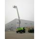 4 wheels drived 27m  telescopic boom lift for airport or construction