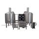 10HL Vessel Brewhouse Heated By Gas fired Mirror Polished Interior Shell