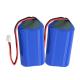 MSDS 18650 Lithium Battery 2000mAh 600mA 11.1 Volt Lithium Ion Battery Packs